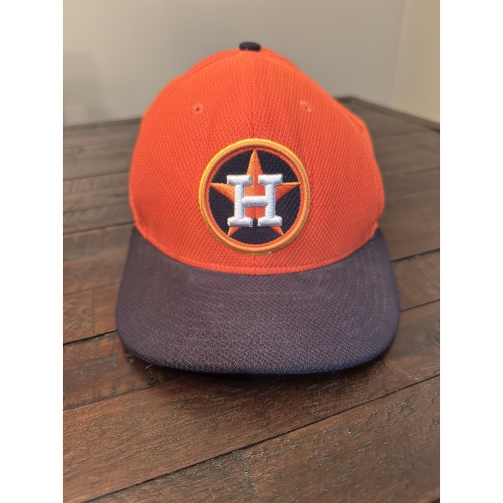 New Era Hat Mens‎ 7 7/8 Fitted Houston Astros 59Fifty Cap